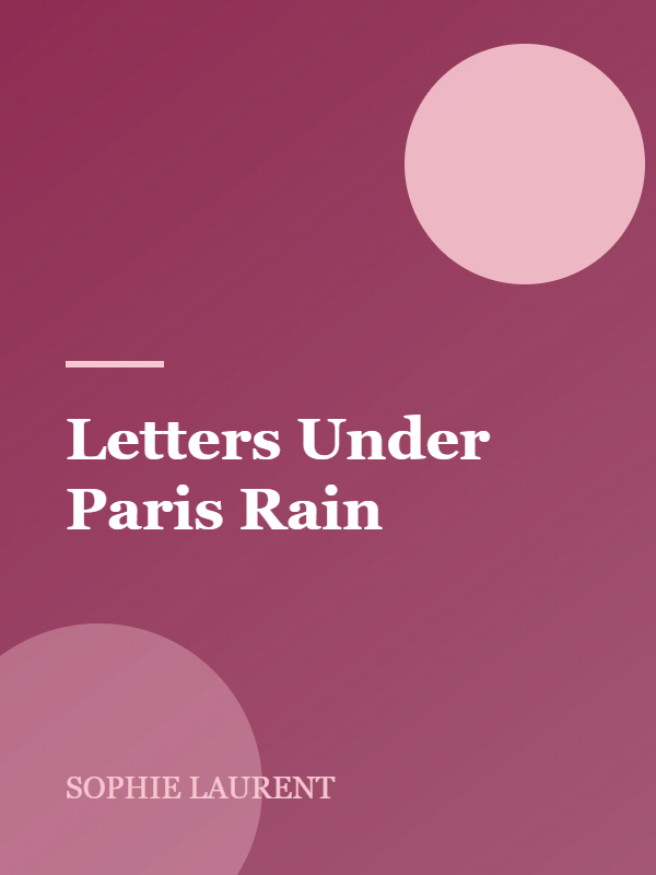 Letters Under Paris Rain book cover