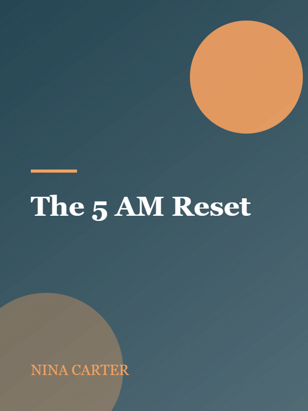 The 5 AM Reset book cover
